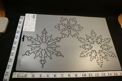 QUILTING STENCIL FC14 SNOWFLAKES